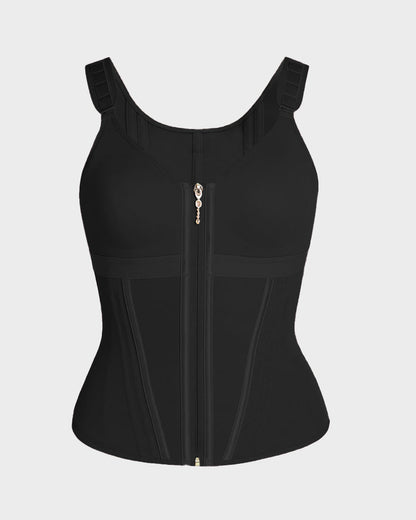 Double Layer Tummy Control Shaper with Bra