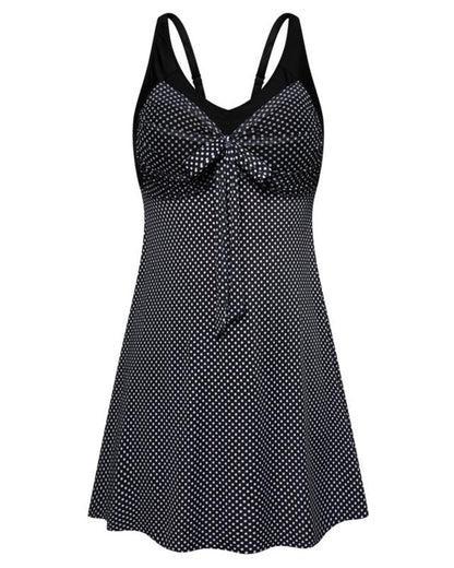 Women's Two Piece Swim Dress Plus Size Tummy Control Tankinis Swimdress Floral Printed Swimwear Swimsuits with Boyshort