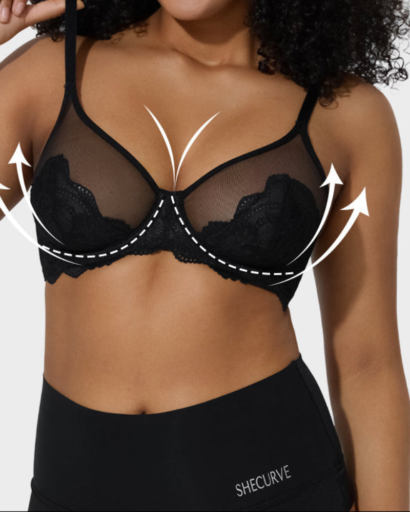 Full Coverage Lace Minimizer Bra