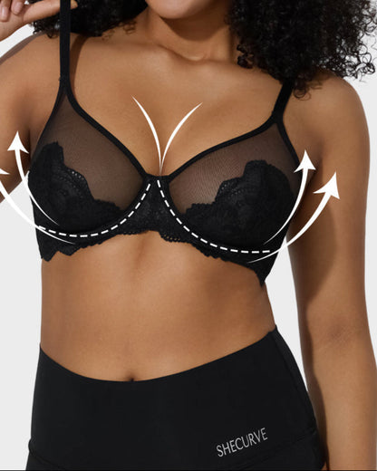 Full Coverage Lace Minimizer Bra