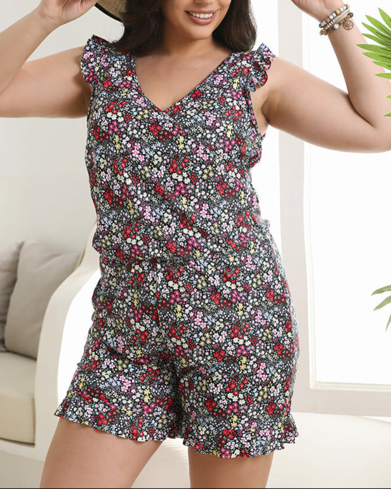 Built-in Bra Swim Romper