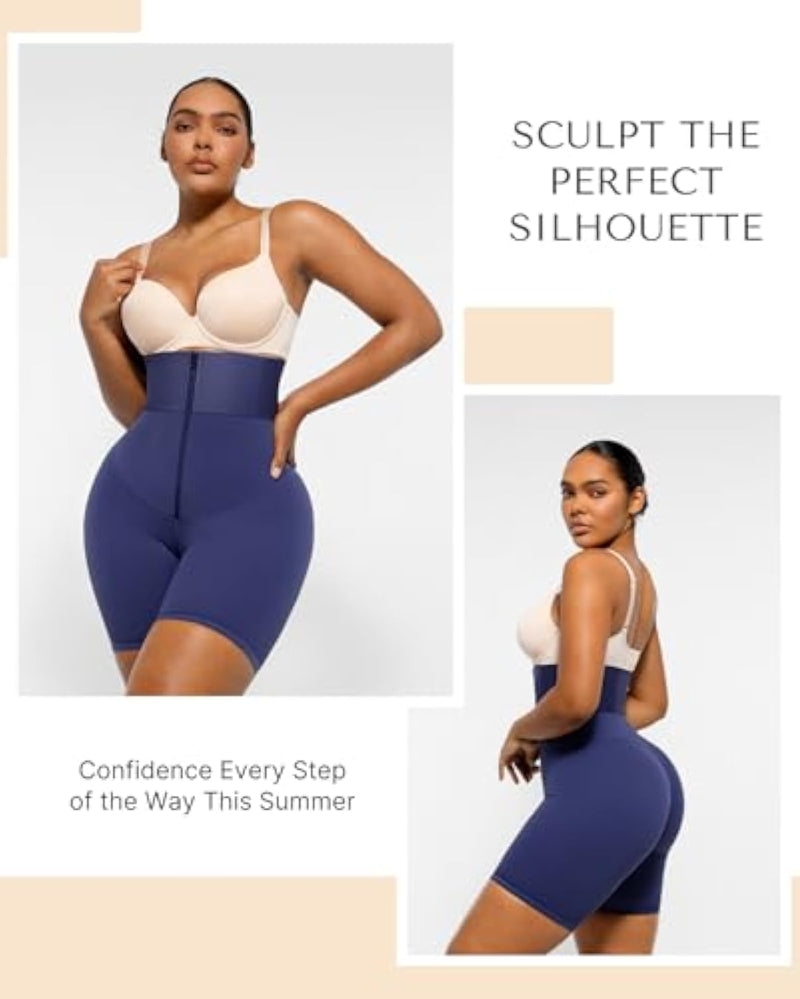 SHAPECURVE Women High Waist Leggings Tummy Control ElasticFuse Waistband Shaping Leggings Waist Trainer Yoga Pants