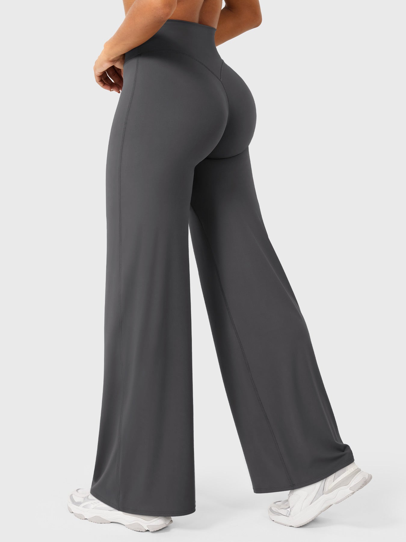 Leggings High-Waist Straight-Leg No Front Seam Buttery Soft Gym Yoga Pants for Women Fitness Tights