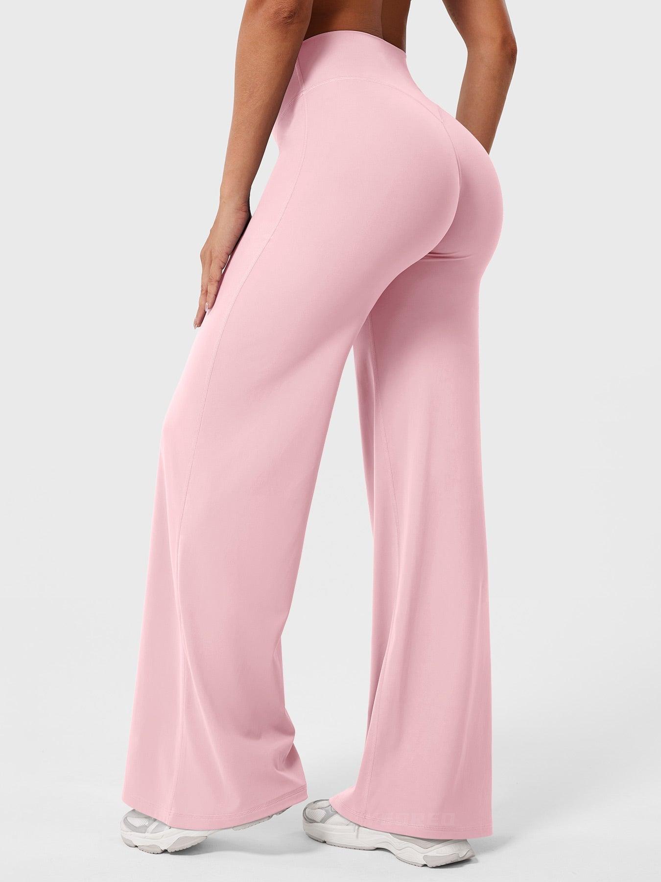 Leggings High-Waist Straight-Leg No Front Seam Buttery Soft Gym Yoga Pants for Women Fitness Tights
