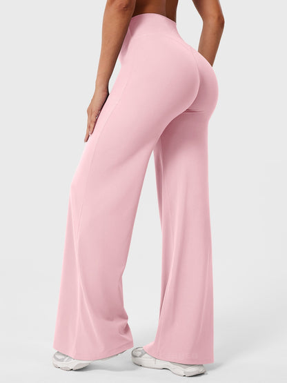 Leggings High-Waist Straight-Leg No Front Seam Buttery Soft Gym Yoga Pants for Women Fitness Tights