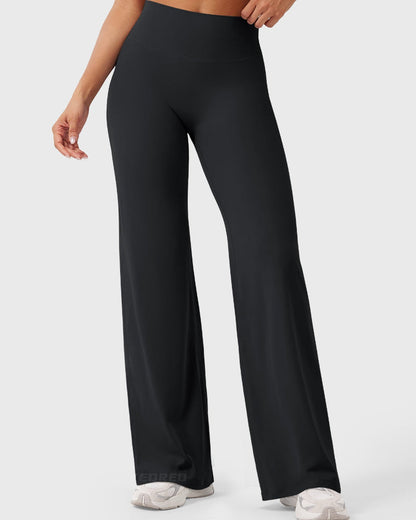 Leggings High-Waist Straight-Leg No Front Seam Buttery Soft Gym Yoga Pants for Women Fitness Tights