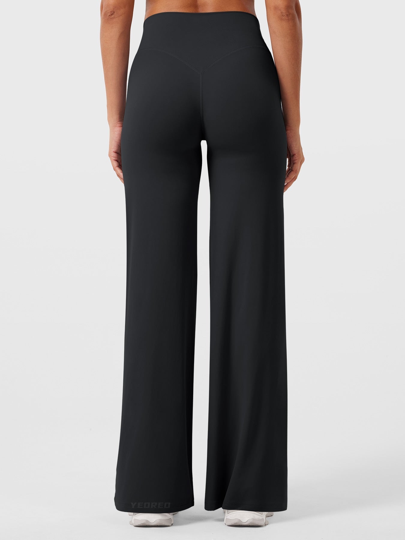 Leggings High-Waist Straight-Leg No Front Seam Buttery Soft Gym Yoga Pants for Women Fitness Tights